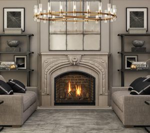 Kozy Heat: Alpha 36 Gas Fireplace with Logs